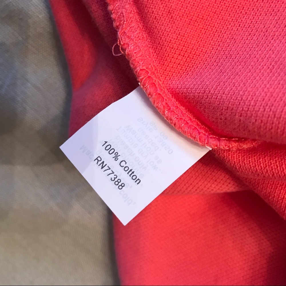 HP🎉 J. Crew Coral Pique V-Neck Dress (Size 4) - Picture 5 of 6